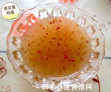 桂花葛粉羹中医春节养生解酒护肝